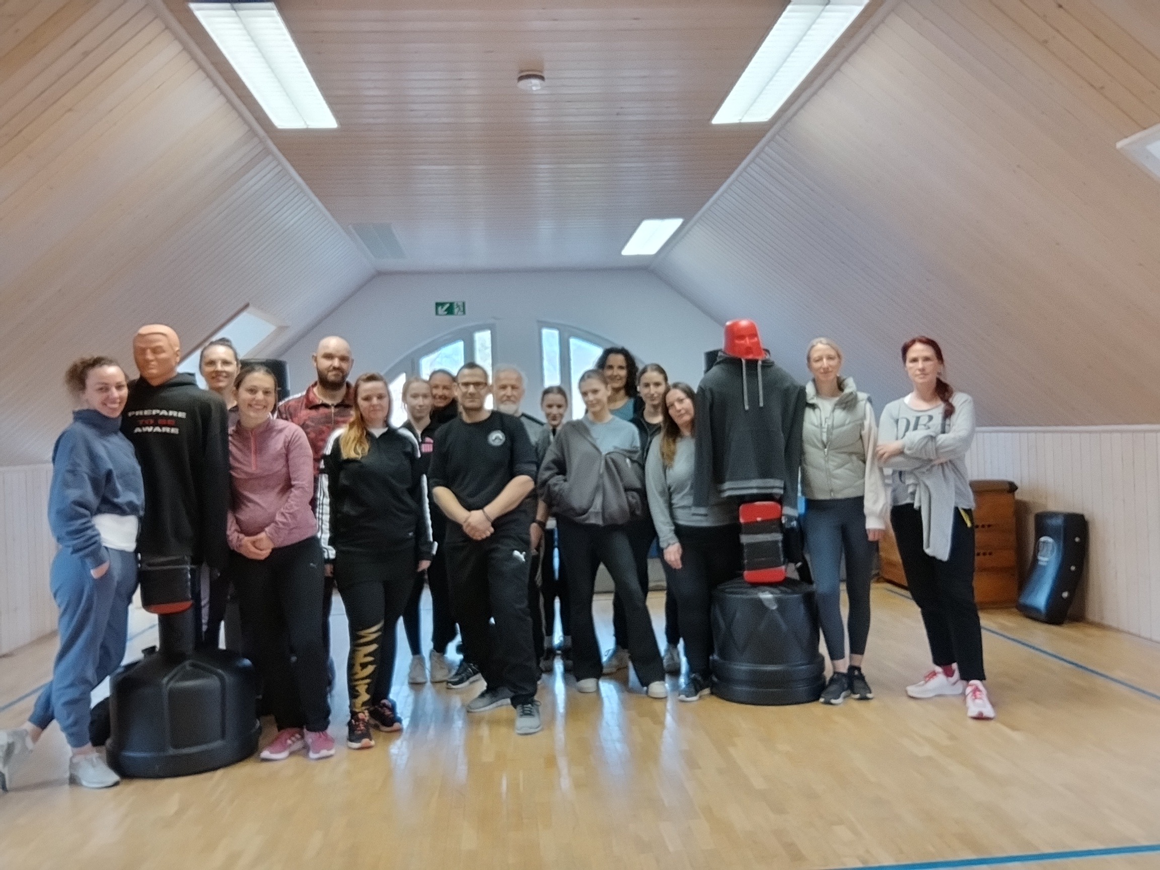 Protactics-Training mit Schlagpolstern am Hesselberg